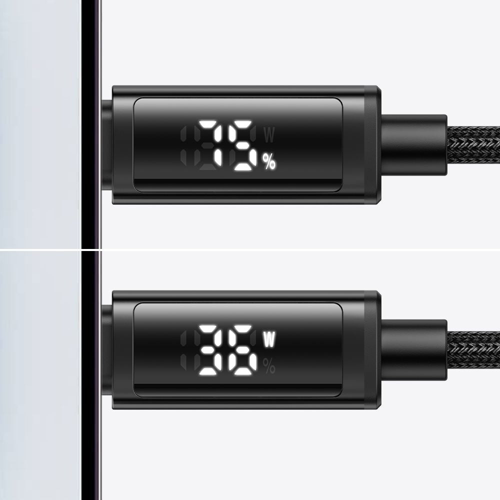 USB-C - Lightning McDodo CA-7990 Display, data- och laddningskabel, 36W, 1.2m, Svart