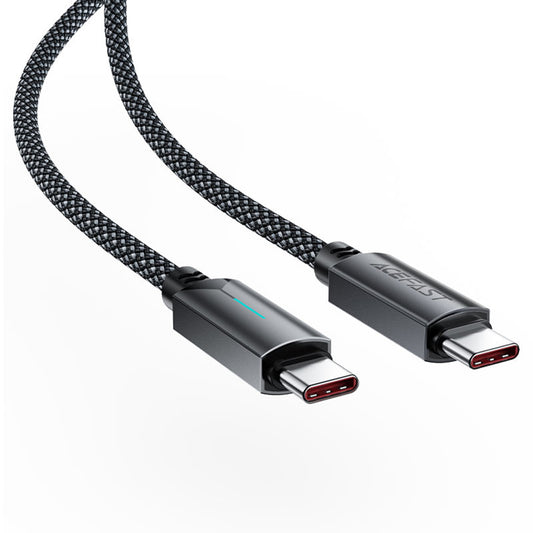 USB-C data- och laddningskabel - USB-C Acefast C19-03, 60W, 1.2m, Svart