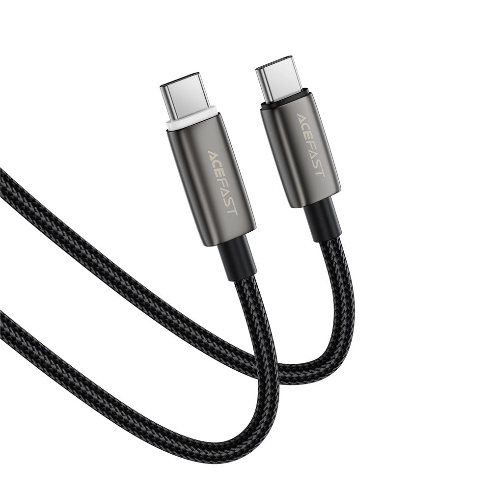 Data- och laddningskabel USB-C - USB-C Acefast C23-03, 60W, 1.2m, Svart