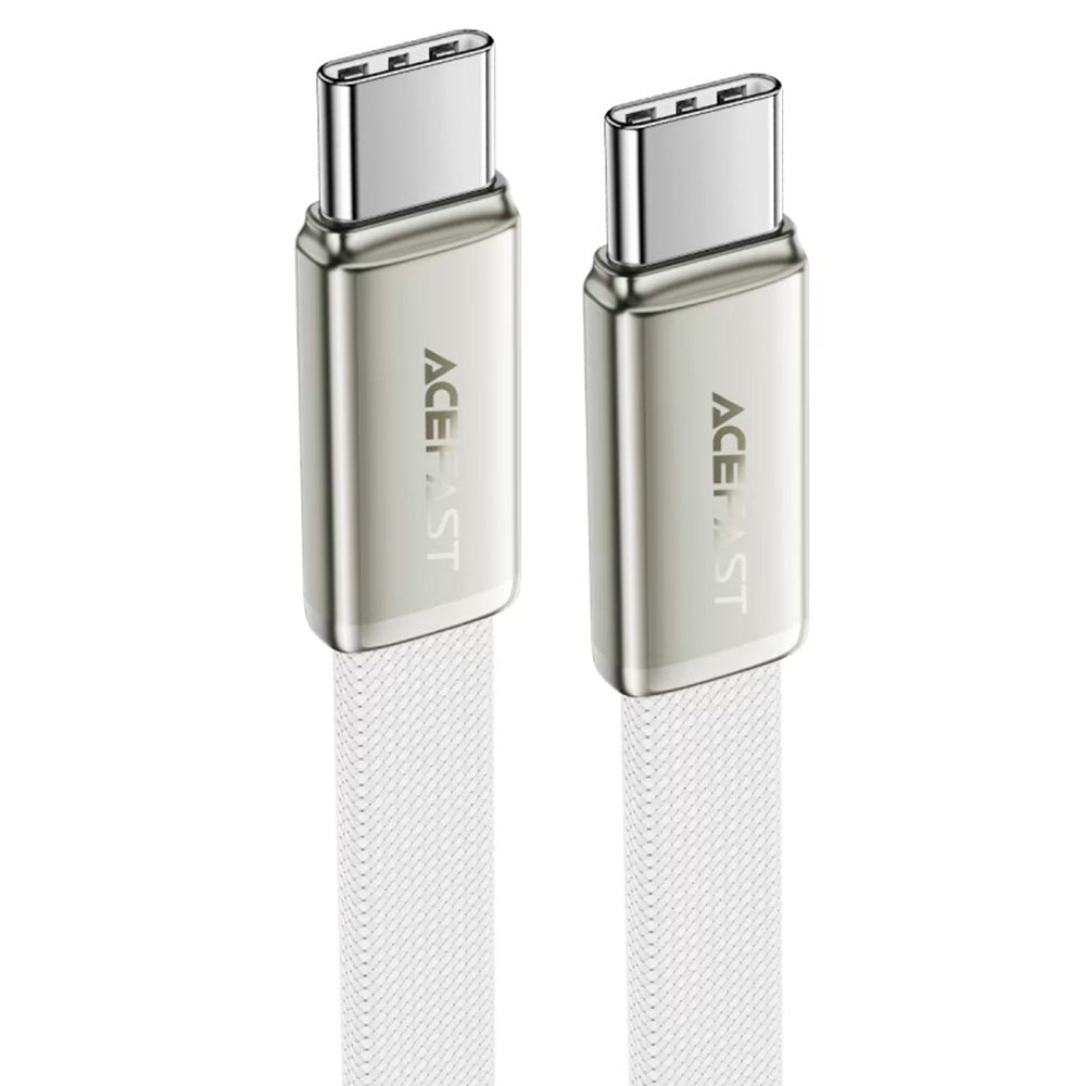 Data- och laddningskabel USB-C - USB-C Acefast C24-03, 60W, 1.2m, Vit
