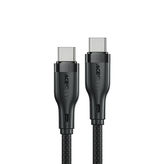 USB-C Data- och Laddningskabel - USB-C Acefast C8-03, 60W, 1.2m, Svart