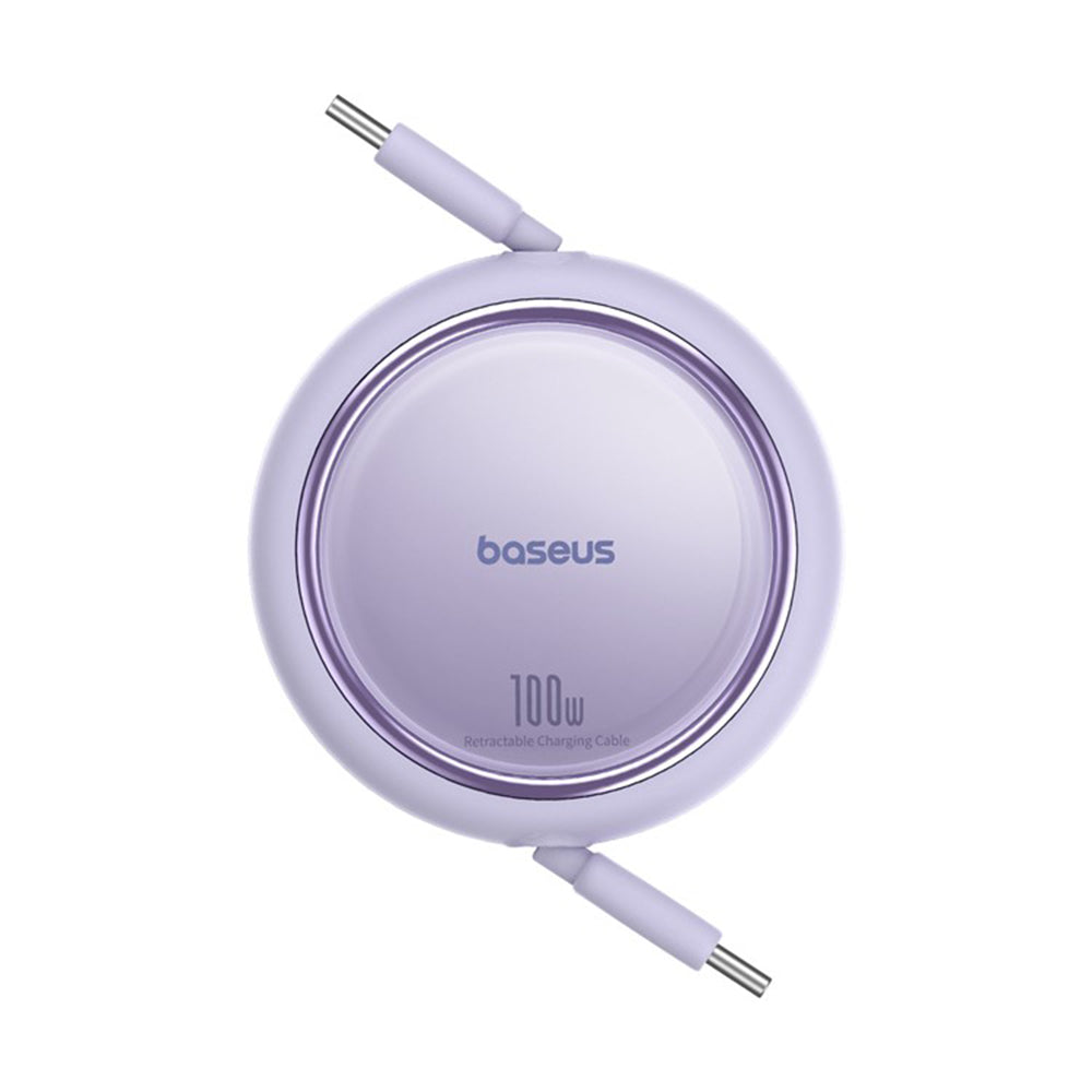 USB-C Data- och Laddningskabel - USB-C Baseus Free2Draw Mini Retractable, 100W, 1m, Lila P10364500511-00