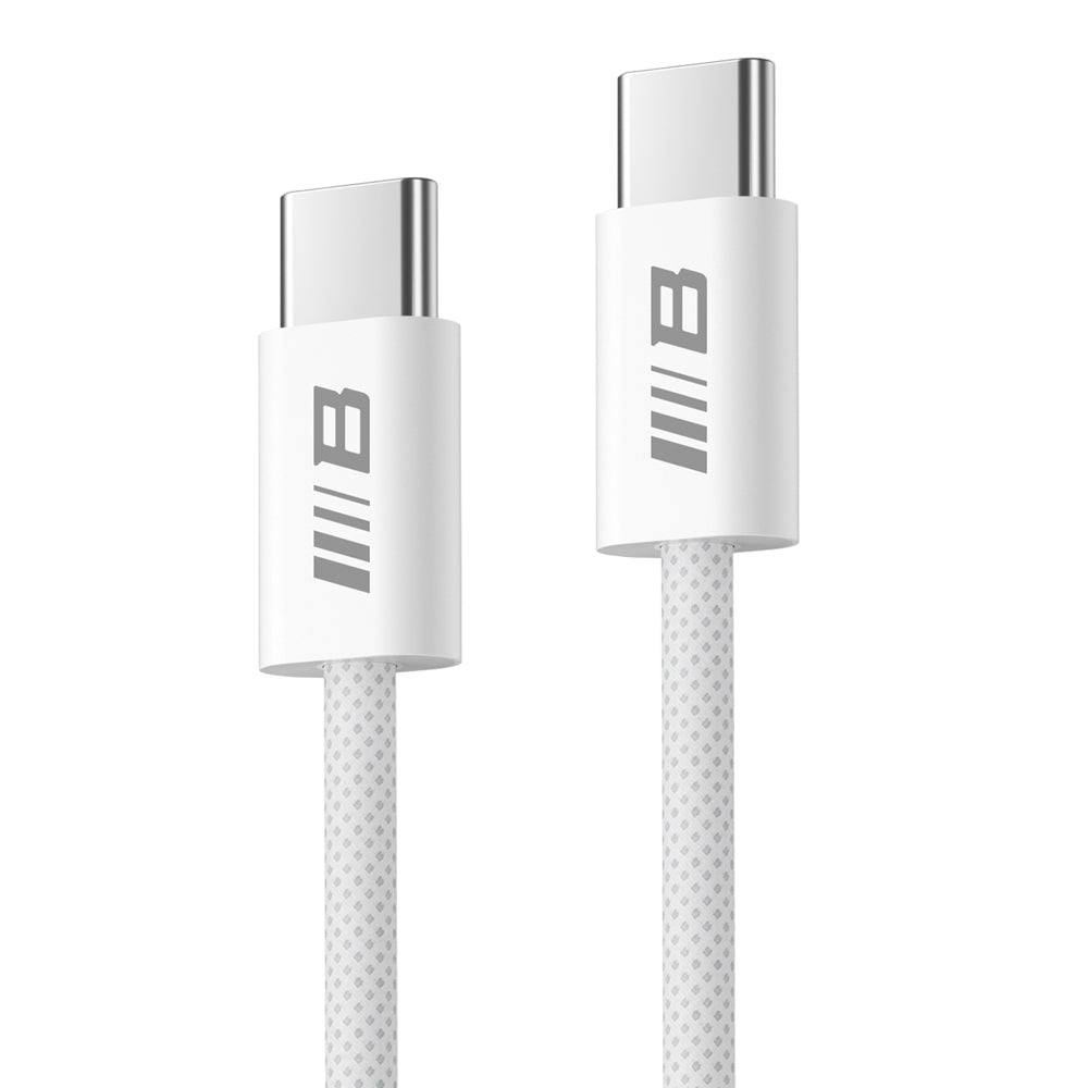USB-C Data- och Laddningskabel - USB-C Blueo, 100W, 2m, Vit