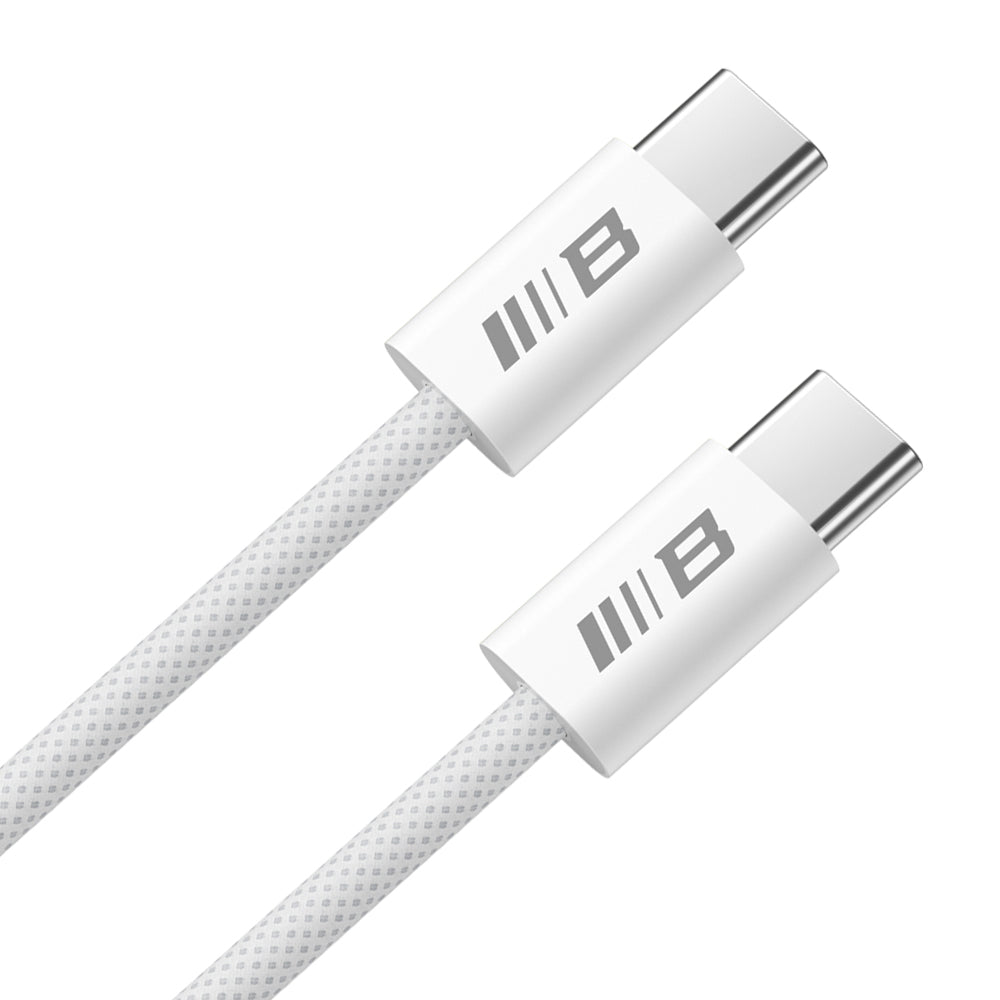 USB-C Data- och Laddningskabel - USB-C Blueo, 100W, 2m, Vit
