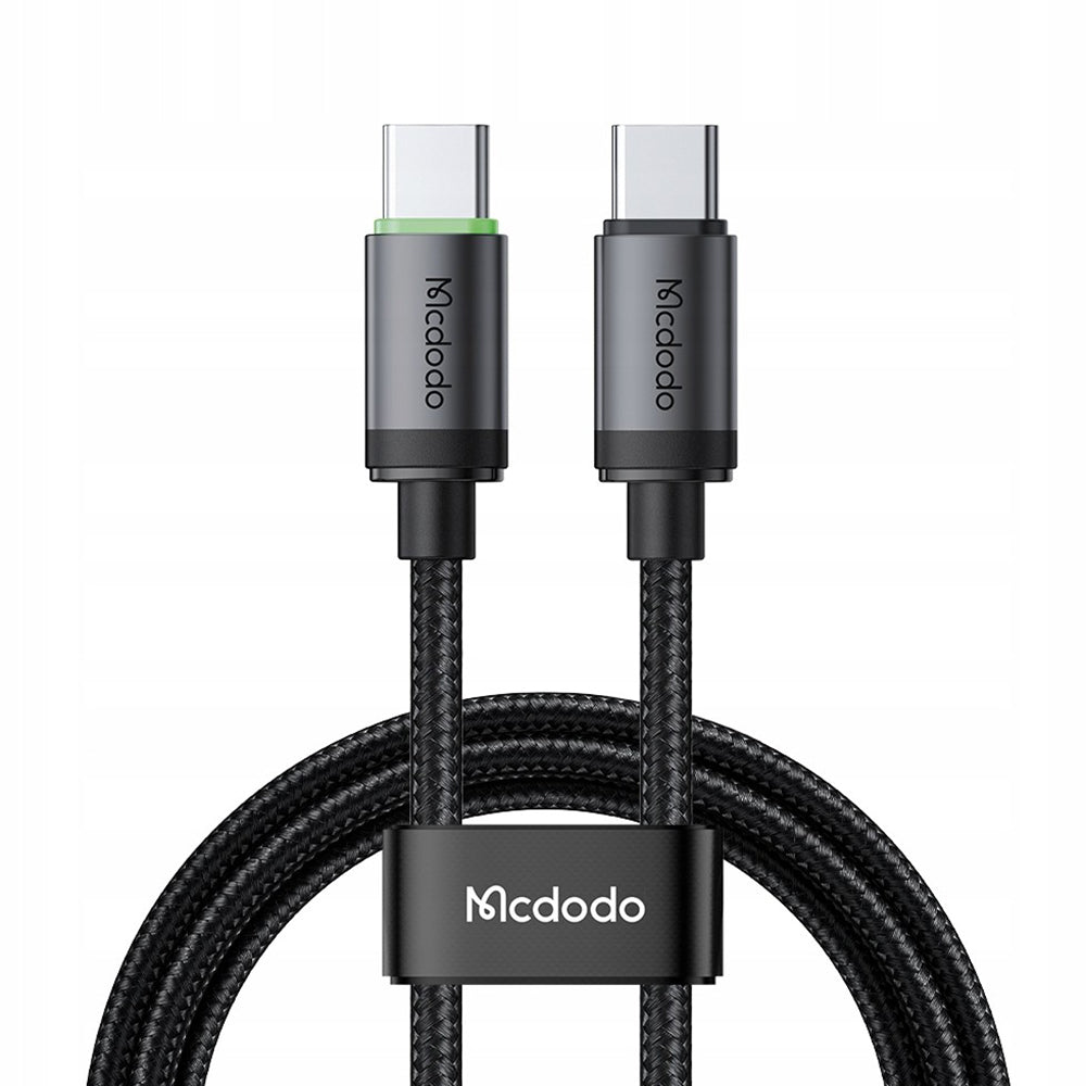 USB-C - USB-C Data- och Laddningskabel McDodo CA-4410, 60W, 1m, Svart