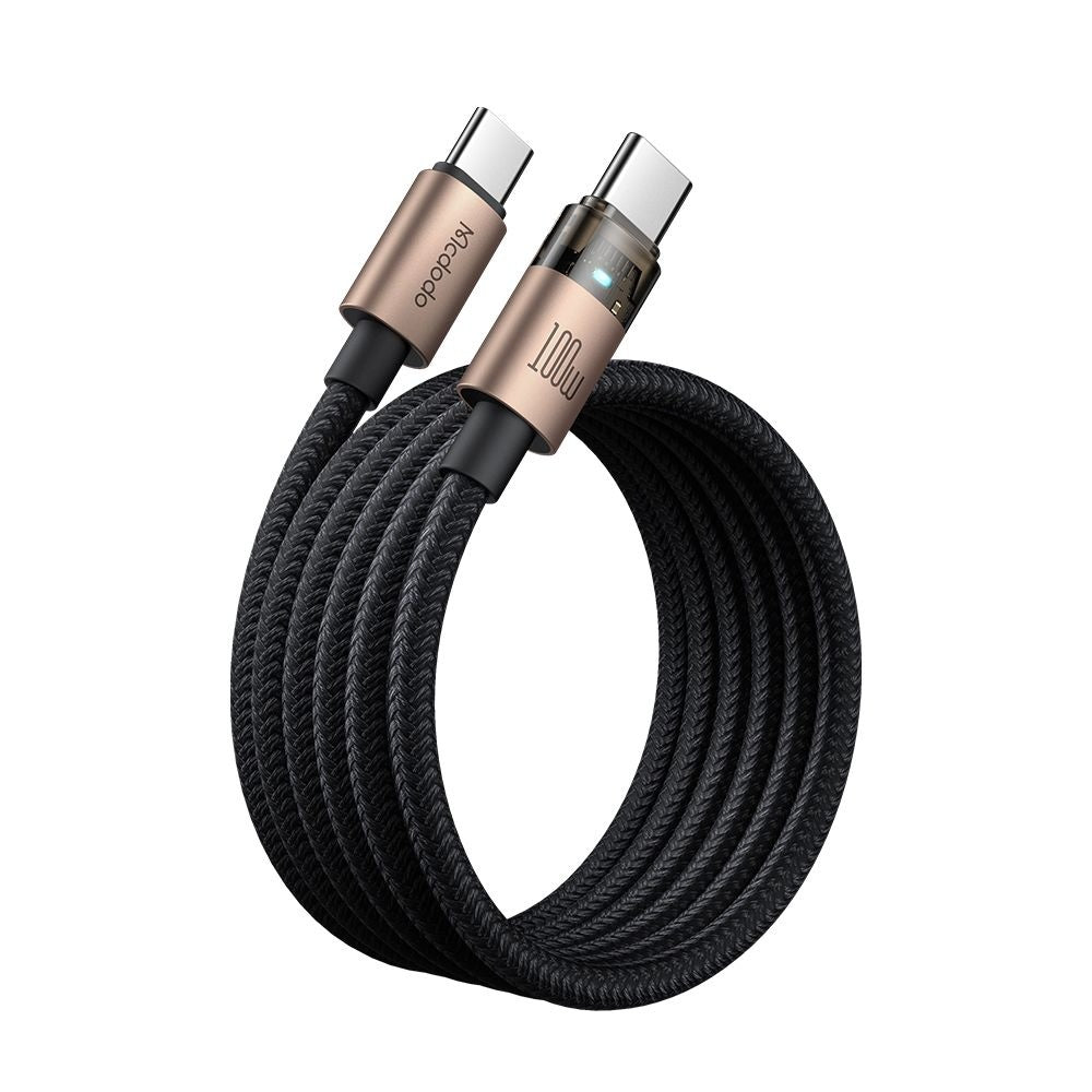 USB-C Data- och Laddningskabel - USB-C McDodo CA-5581, 100W, 1.2m, Guld