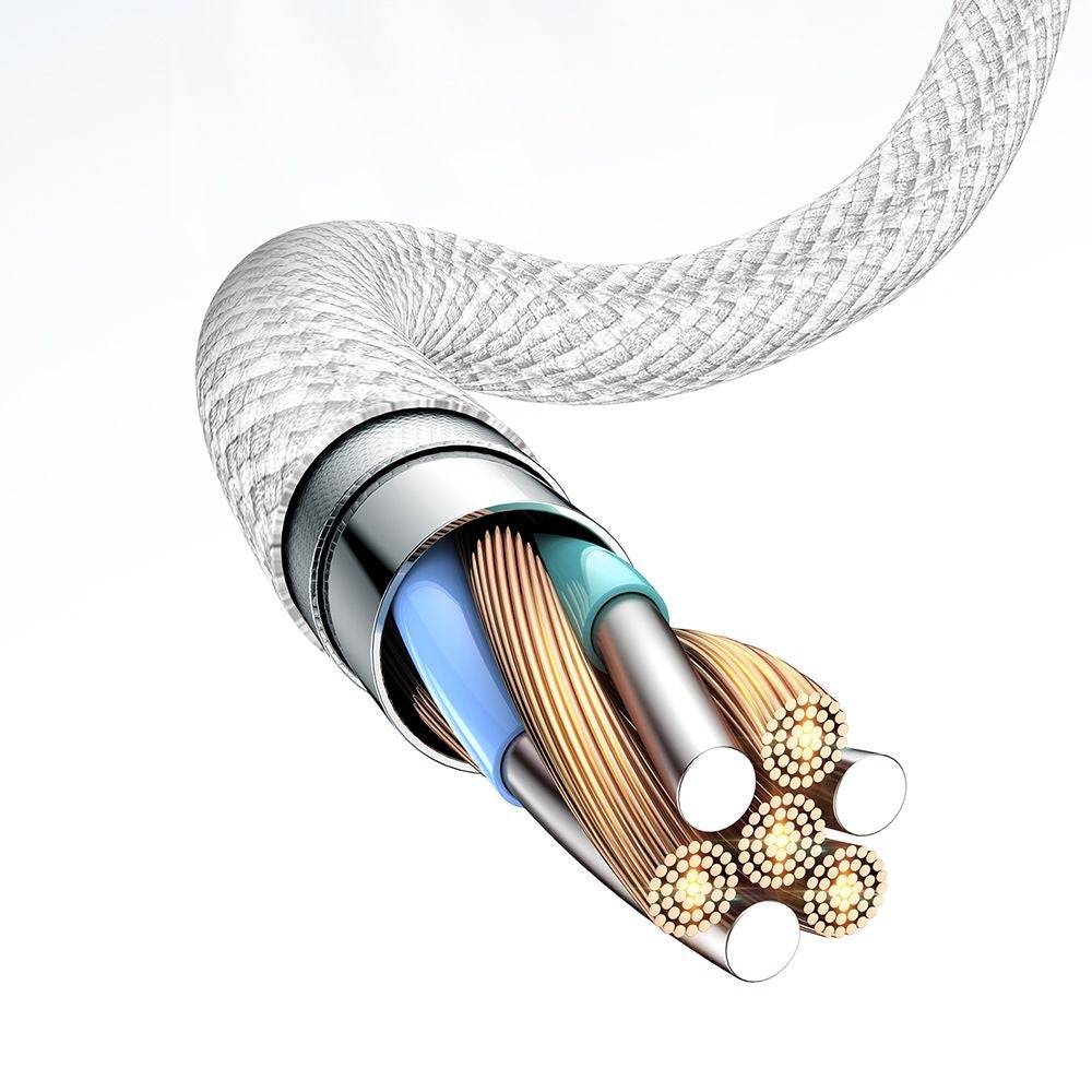 USB-C till USB-C data- och laddningskabel McDodo CA-5690, 60W, 1m, Vit