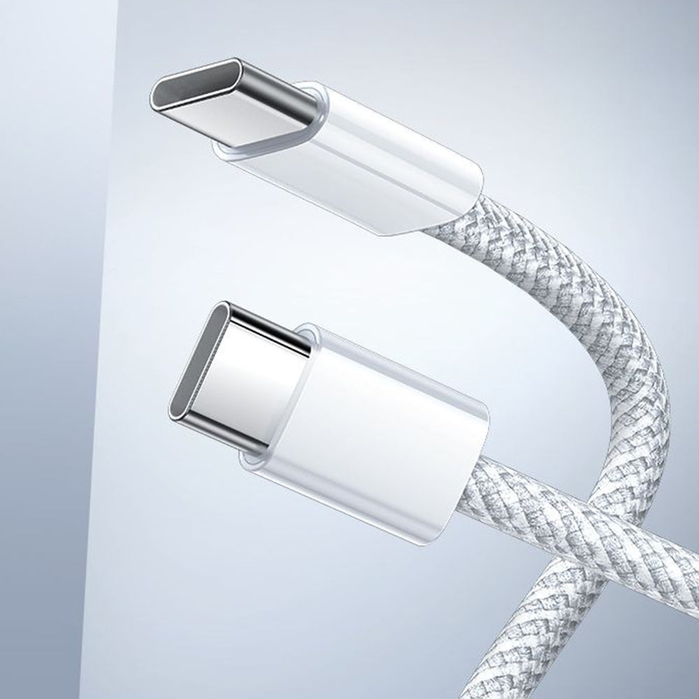 USB-C till USB-C data- och laddningskabel McDodo CA-5690, 60W, 1m, Vit