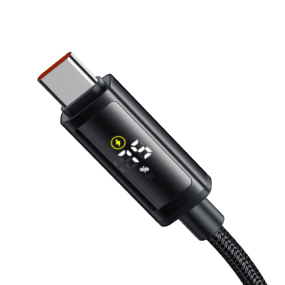USB-C - USB-C Data- och Laddningskabel McDodo CA-8000 Display, 100W, 1.2m, Svart