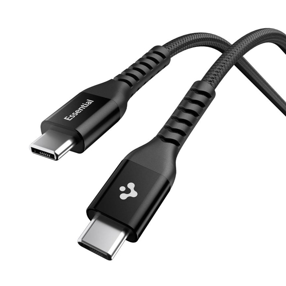 Data- och laddningskabel USB-C till USB-C Spigen EB10010CCA, 100W, 1m, Svart ACA11103