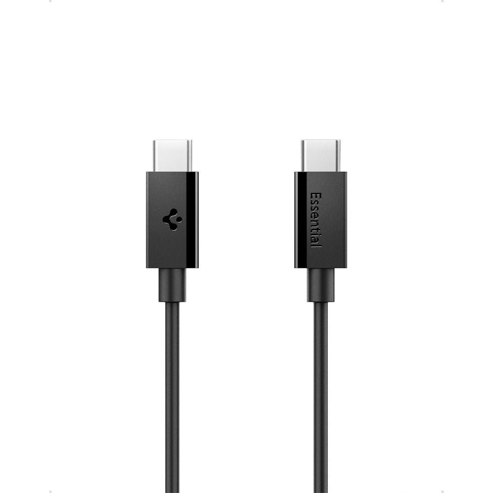 USB-C Data- och Laddningskabel - USB-C Spigen Essential, 60W, 1m, Svart ACA08718