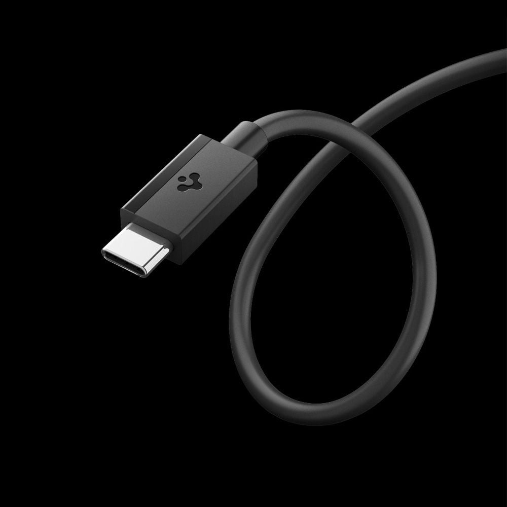 USB-C Data- och Laddningskabel - USB-C Spigen Essential, 60W, 1m, Svart ACA08718