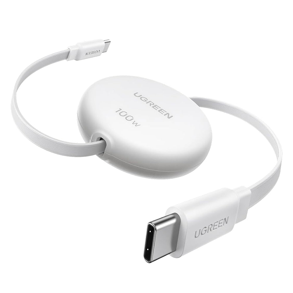 USB-C Data- och Laddningskabel - USB-C UGREEN L531, 100W, 1m, Vit