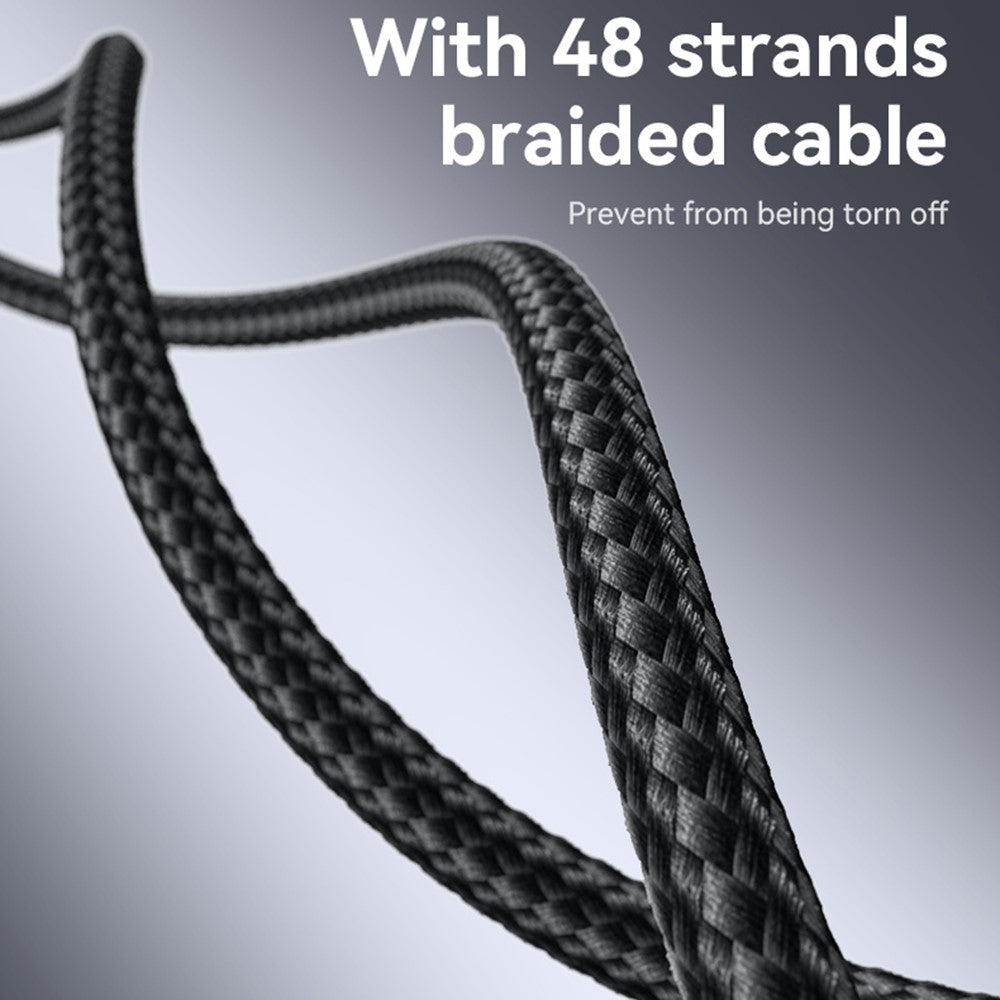 USB-C Data and Charging Cable - USB-C Yesido CA186, 240W, 2m, Black