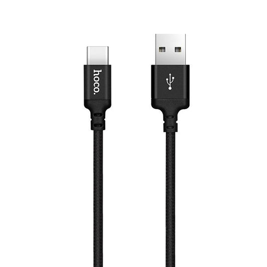USB-A till USB-C datakabel och laddningskabel HOCO X14 Times, 18W, 2m, svart