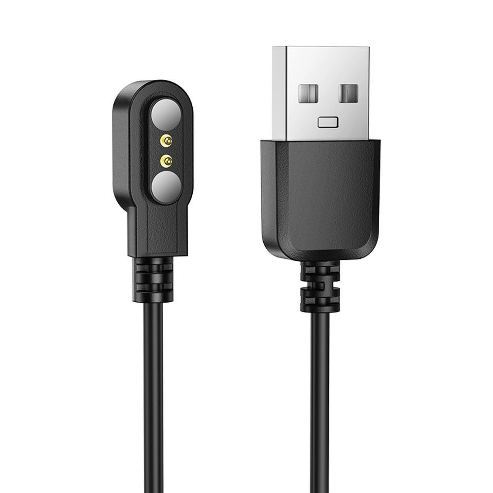 Laddningskabel för Smartwatch HOCO Y26 / Y27, USB-A, Svart