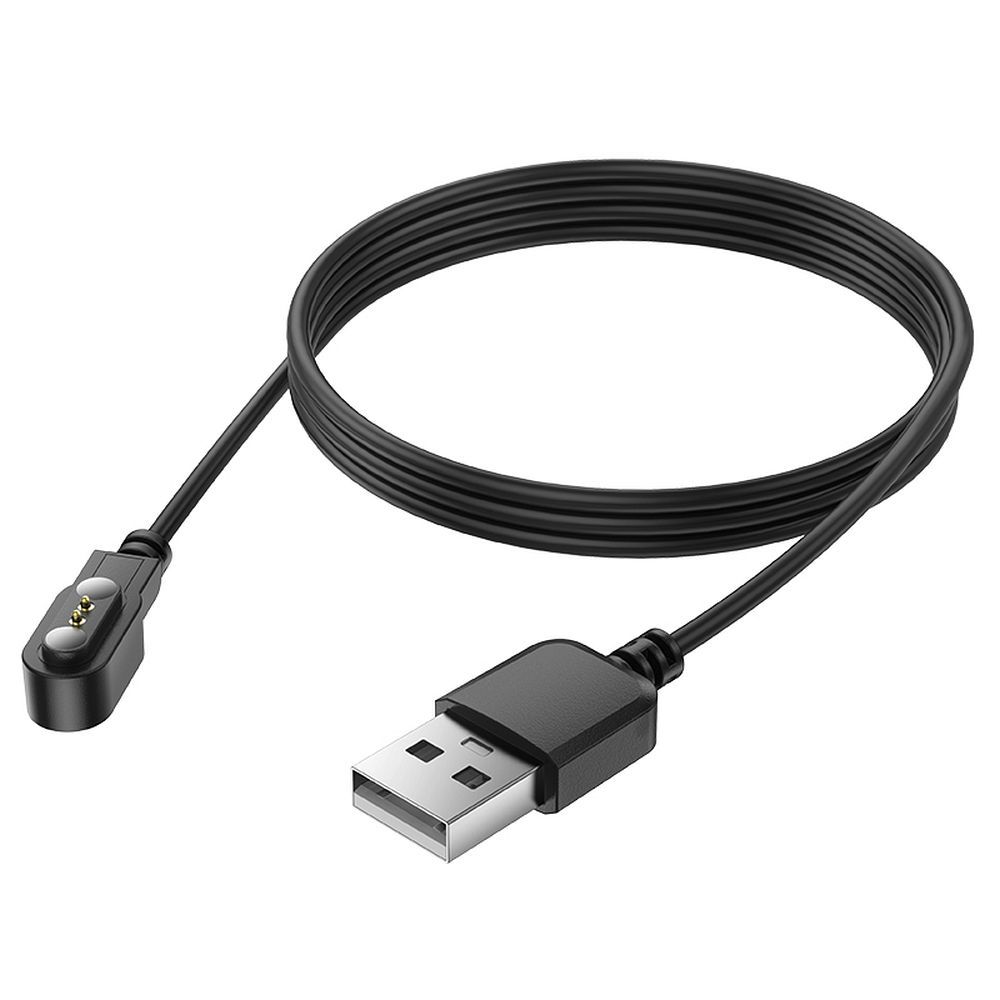 Laddningskabel för Smartwatch HOCO Y26 / Y27, USB-A, Svart