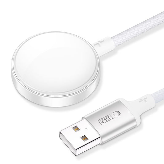 Tech-Protect MC02 Ultraboost laddningskabel för Apple Watch Series, Vit