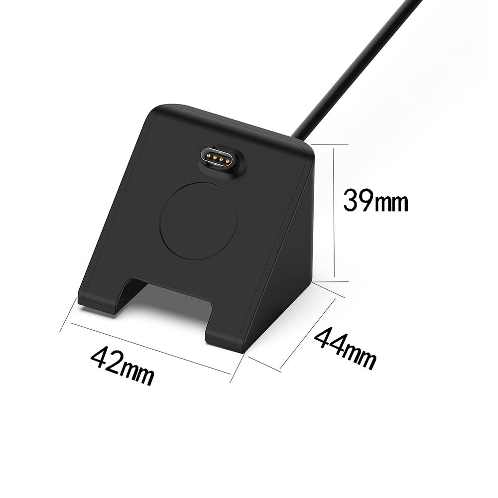 Techsuit TGC3 Charging Cable for Garmin Fenix 5 Plus / 7X / 6X / 6 / 5, USB-A, Black