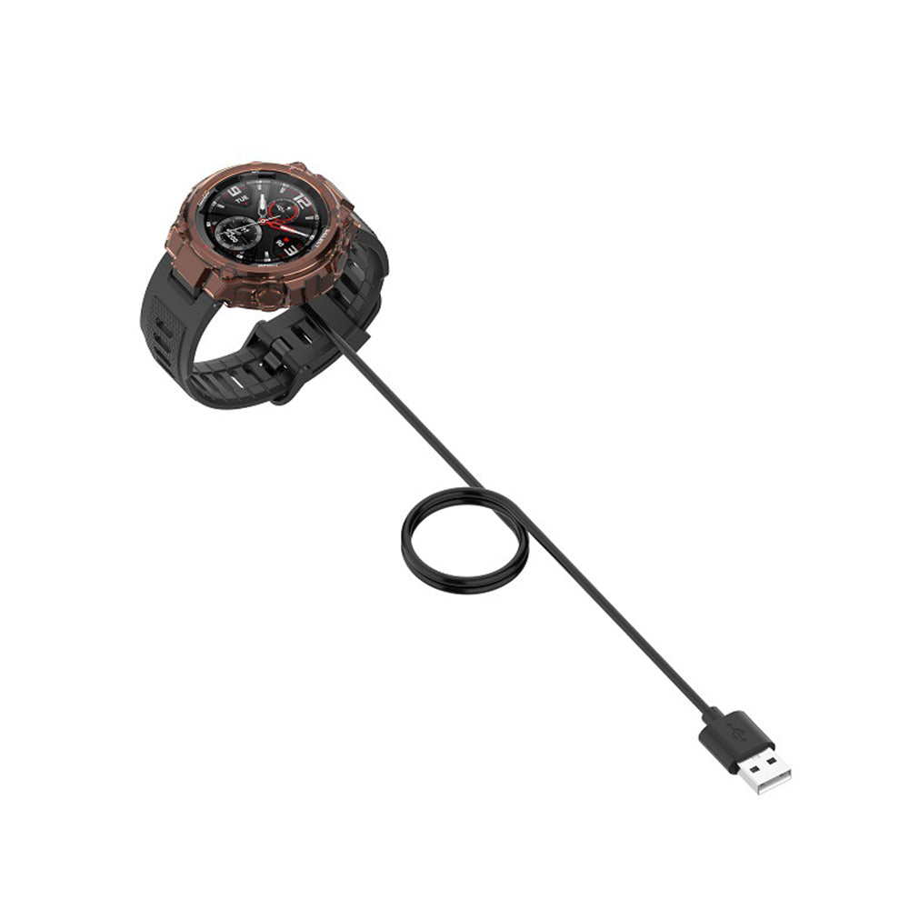 Laddningskabel Techsuit THA2 för Amazfit Watch Series, USB-A, Svart
