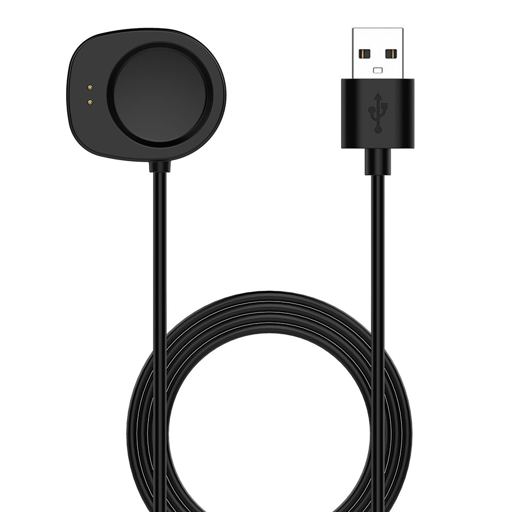Techsuit THA4 laddningskabel för Amazfit T-Rex 3 / Balance, USB-A, Svart
