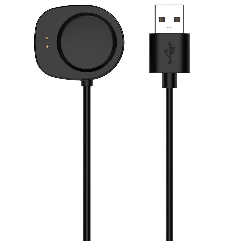 Techsuit THA4 laddningskabel för Amazfit T-Rex 3 / Balance, USB-A, Svart