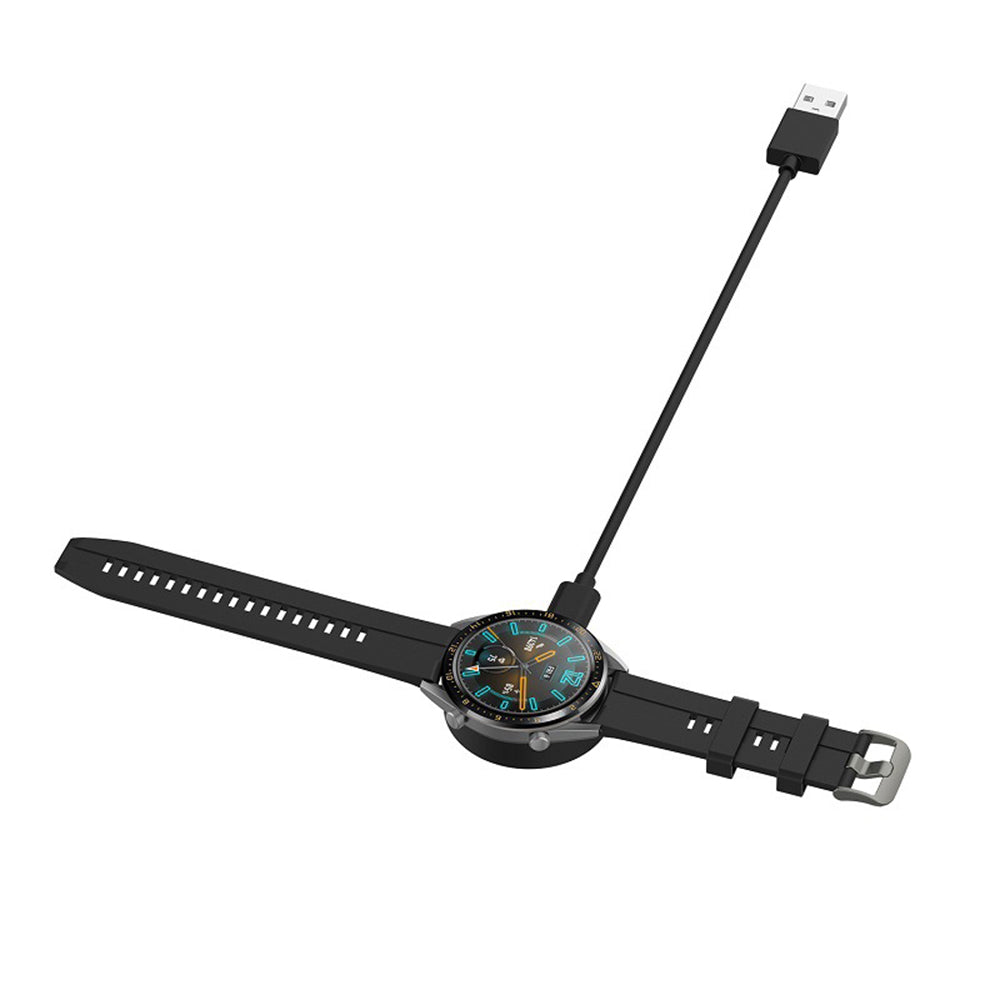 Techsuit THC3 Laddningskabel för Honor Watch / Huawei Watch Series, USB-A, Svart