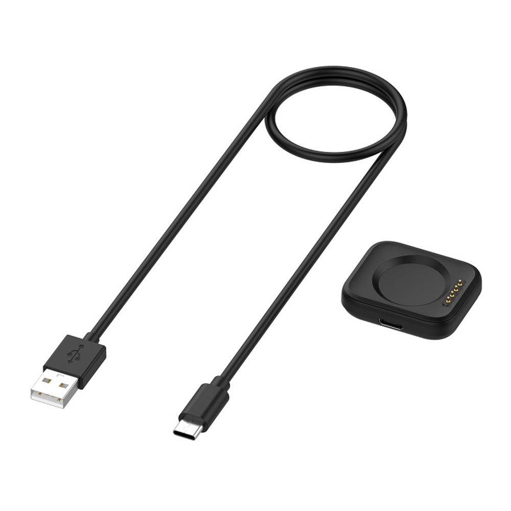 Laddningskabel Techsuit TXC8 för Oppo Watch / OnePlus Watch Series, USB-A, Svart