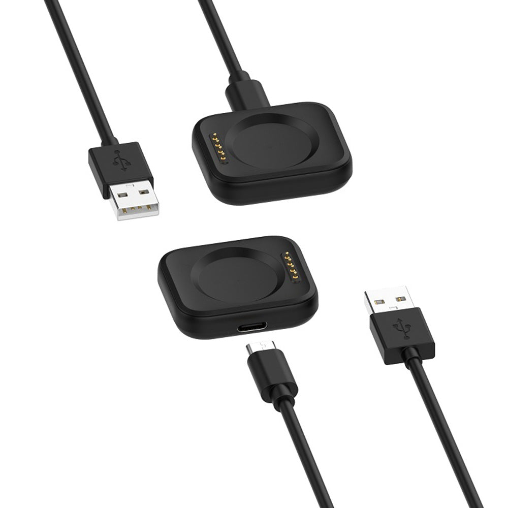 Laddningskabel Techsuit TXC8 för Oppo Watch / OnePlus Watch Series, USB-A, Svart