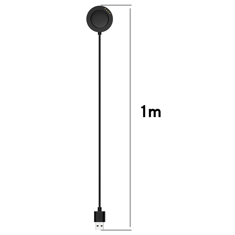 Techsuit TXC9 laddningskabel för Xiaomi Watch S4 Sport, USB-A, Svart
