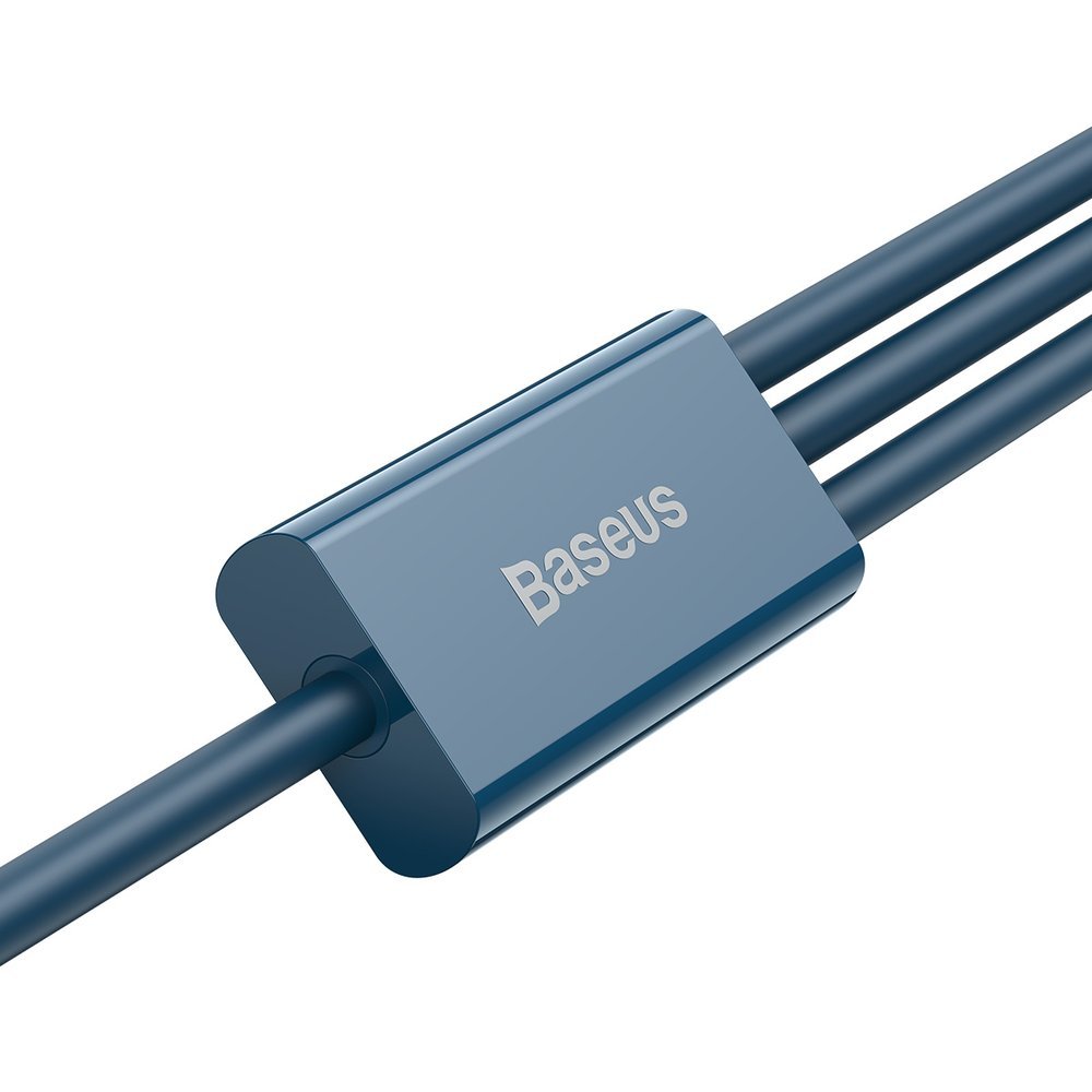 USB-A - Lightning / microUSB / USB-C Baseus Superior 3in1 Series, 20W, 1.5m, Blå CAMLTYS-03