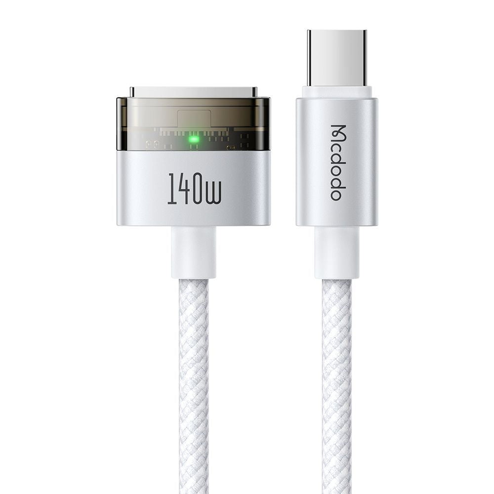 McDodo CA-2071 Laddningskabel, USB-C - MagSafe 3, 140W, 2m, Vit