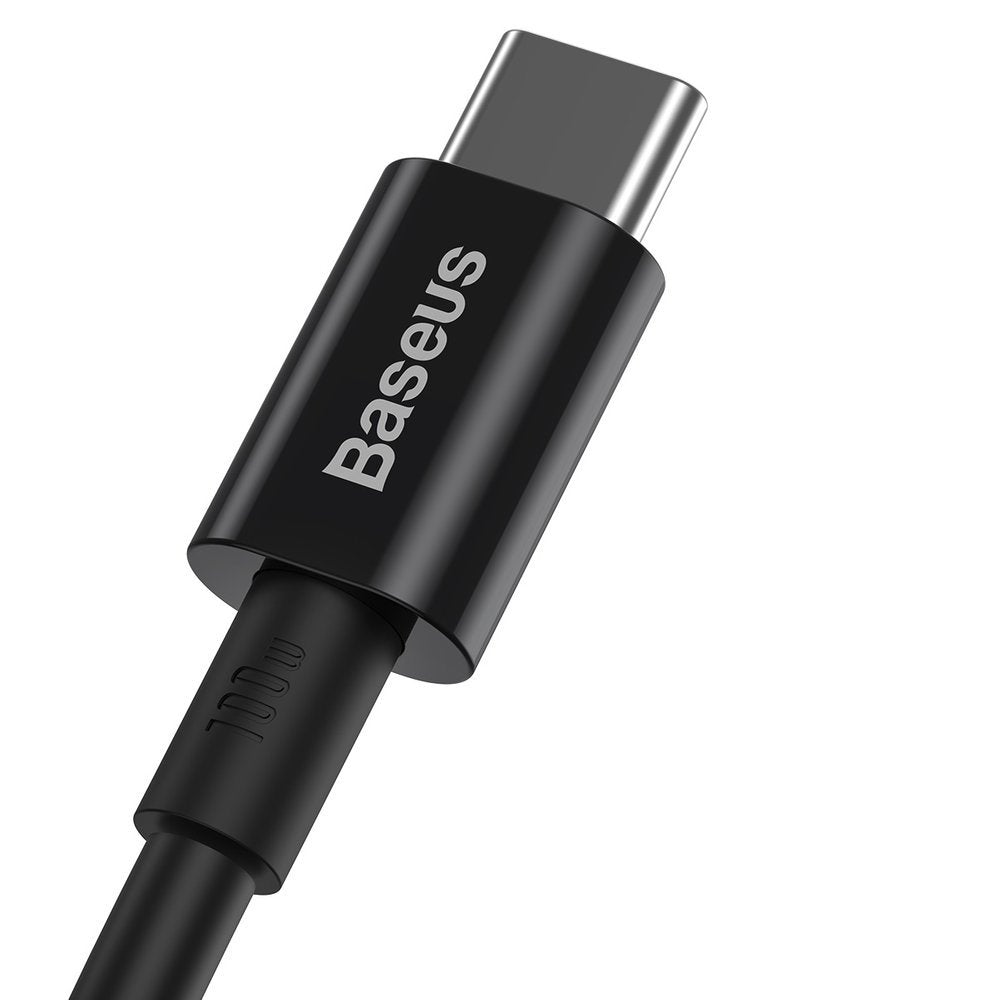 USB-C data- och laddningskabel - USB-C Baseus Superior Series, 100W, 2m, svart CATYS-C01