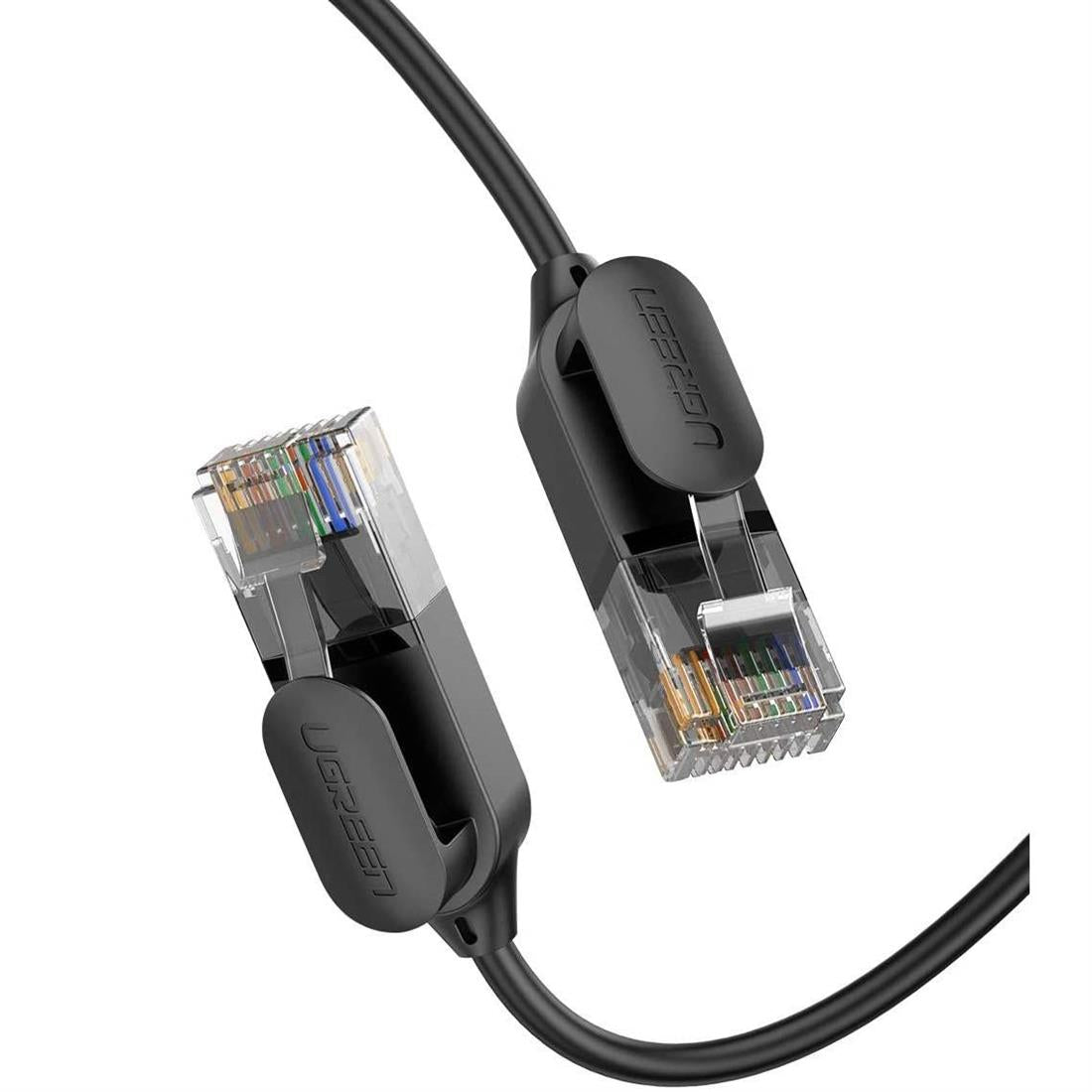 Nätverkskabel UGREEN NW122, UTP, Cat6A, 10m, Svart