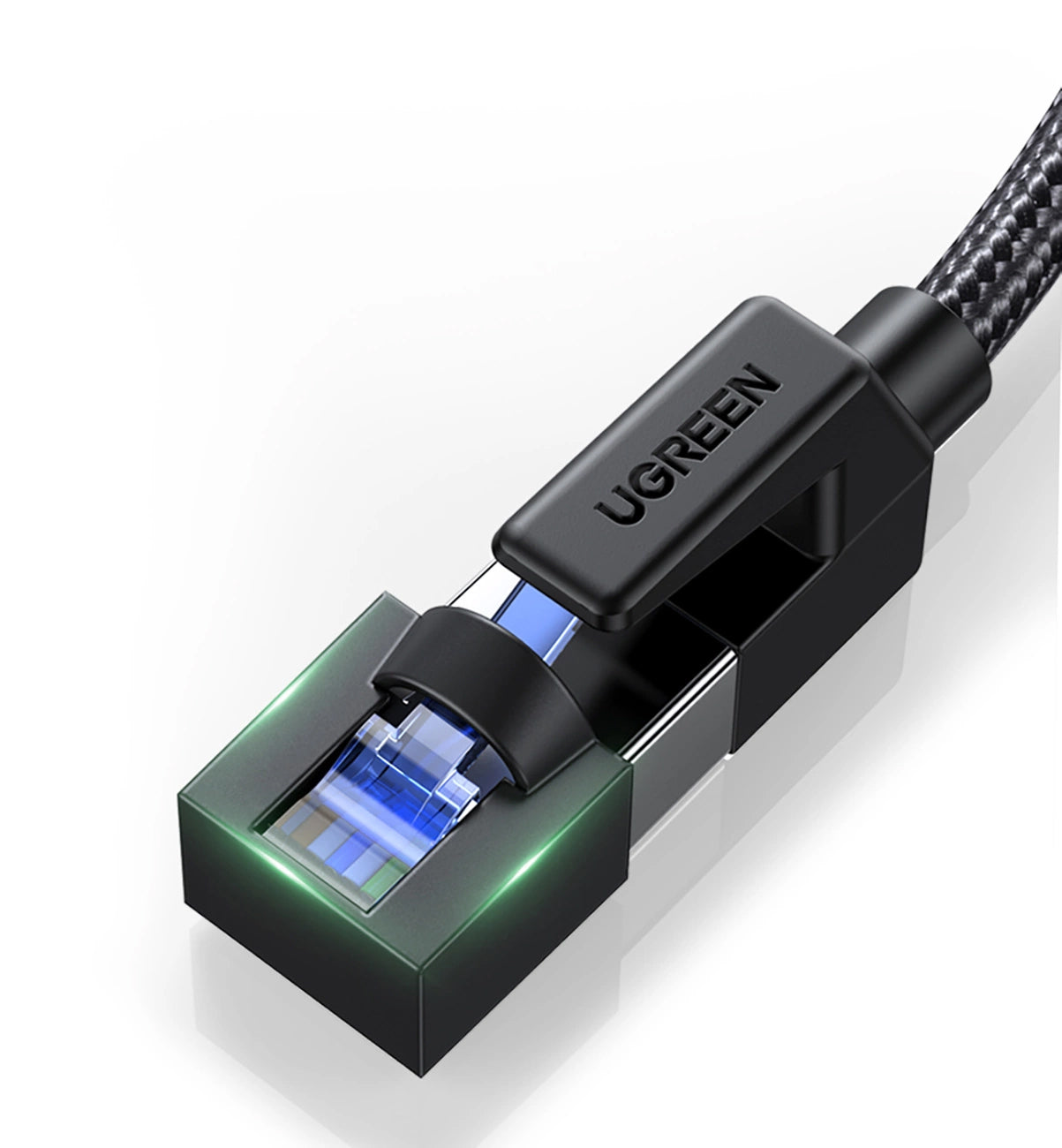 Nätverkskabel UGREEN NW153, UTP, Cat8, 1.5m, Svart