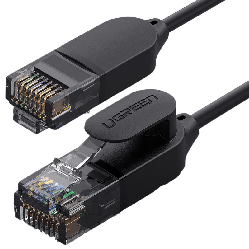 Nätverkskabel UGREEN NW122, UTP, Cat6A, 5m, Svart