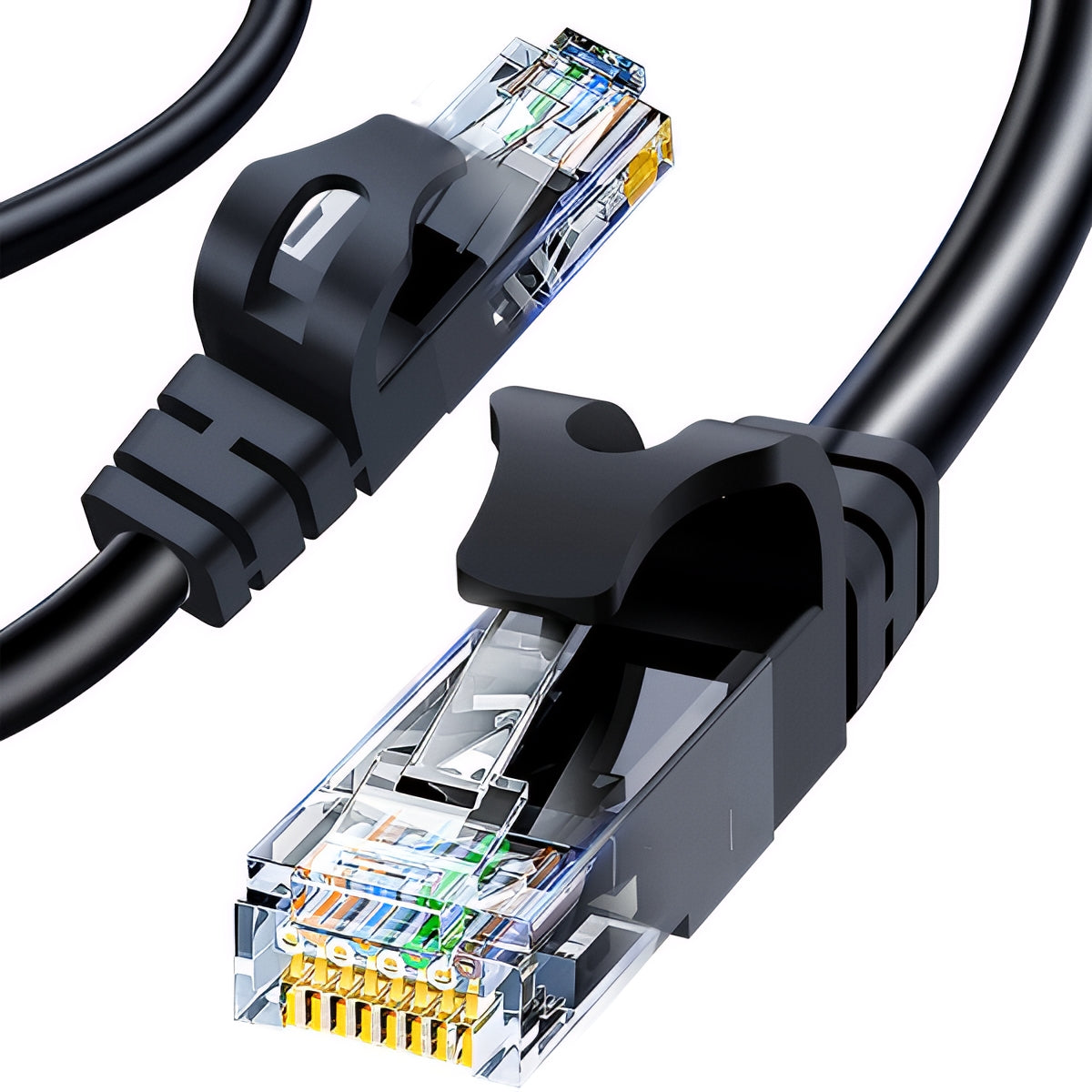 Nätverkskabel XO Design GB007, UTP, Cat6, 1m, Svart