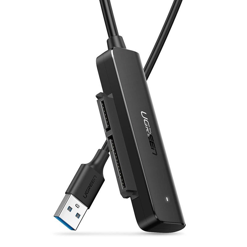 UGREEN CM321 SATA-kabel, USB-A 3.0 - SATA 2.5 tum, 0.5 m, Svart