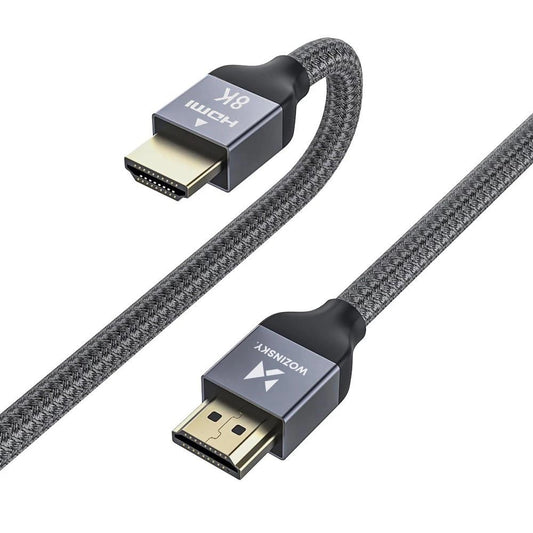 WZK Ultraboost videokabel, HDMI - HDMI, 8K, 3m, Grå WHDMI-30 WHDMI-30
