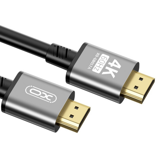 XO Design GB017B videokabel, HDMI - HDMI, 4K, 5m, Svart