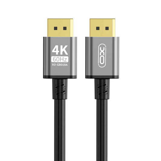 Videokabel XO Design GB018A, DisplayPort - DisplayPort, 4K, 3m, Svart