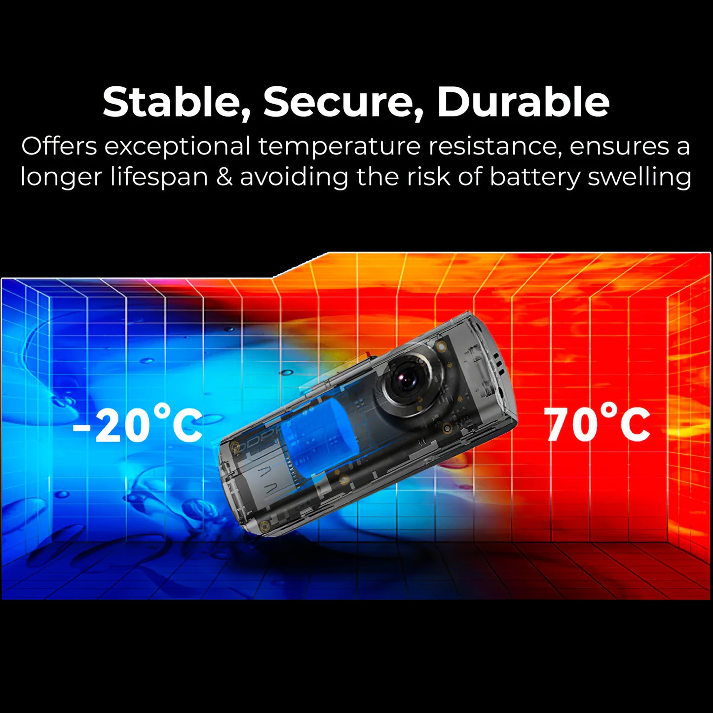 Bil Kamera Fram Bak DDPAI N1 Dual, 1296P, Wi-Fi