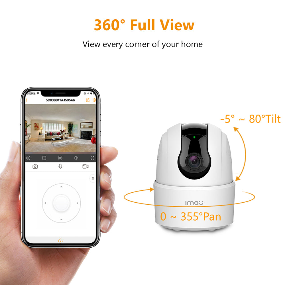 Övervakningskamera Imou Ranger 2C, Wi-Fi, 3K, Inomhus, Vit IPC-K2ECP-5H2W