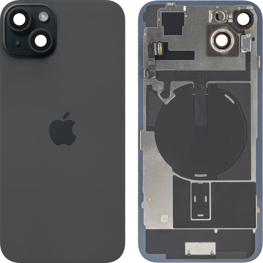 Apple iPhone 15 Plus batterilucka, svart, utbytbar