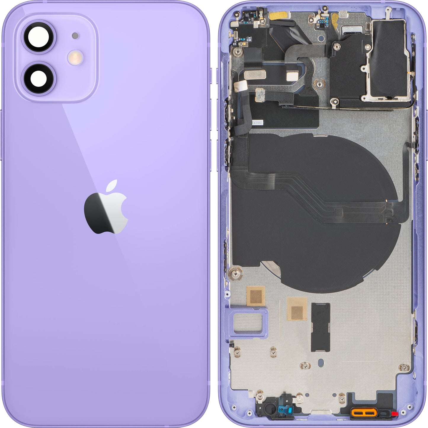 Apple iPhone 12 Batterilucka, med fodral, lila, byte