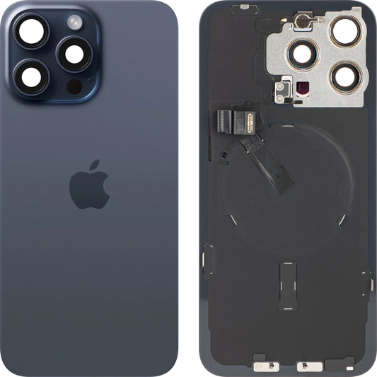 Batteriskydd Apple iPhone 15 Pro Max, Blå (Blue Titanium), Swap