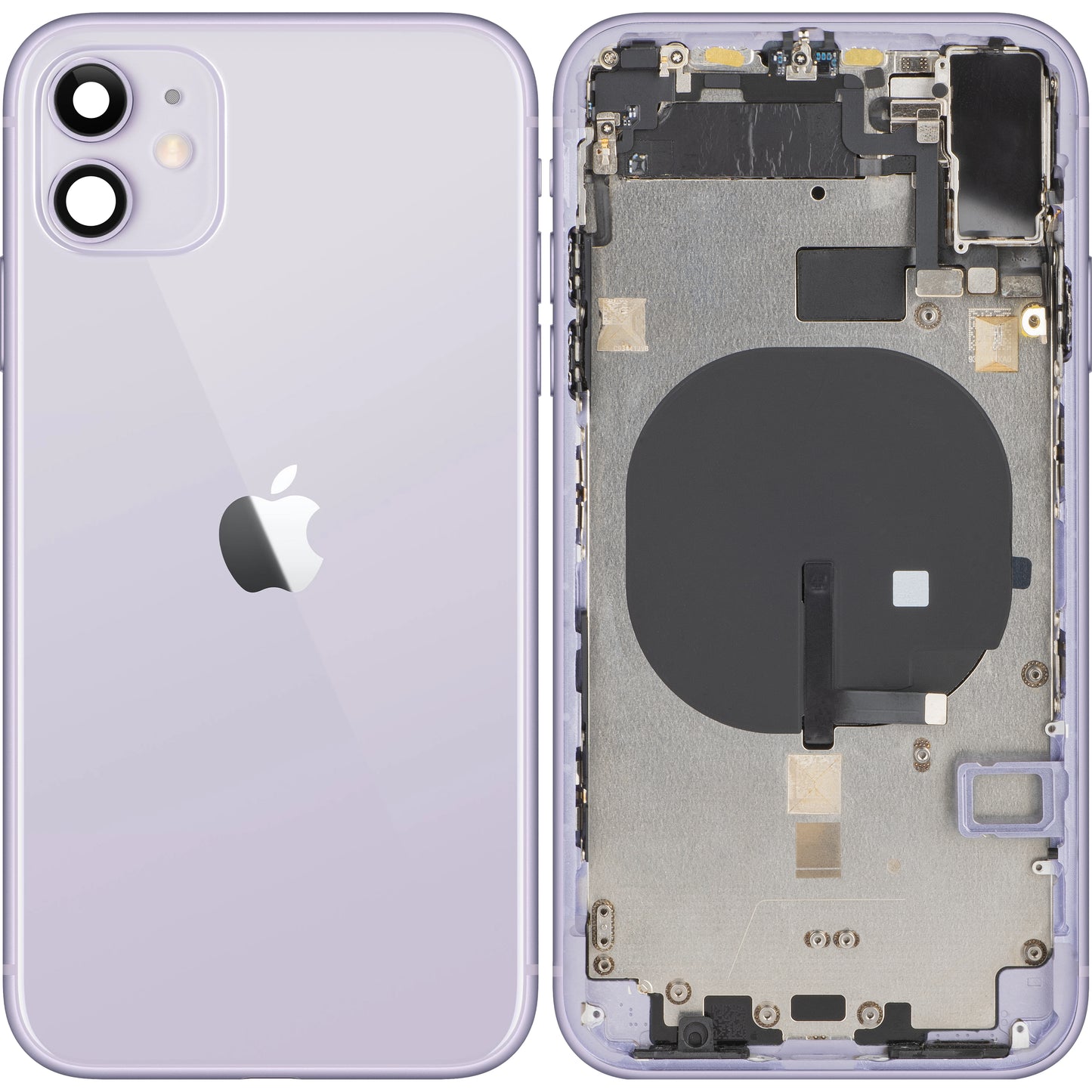 Apple iPhone 11 Batterilucka, med fodral, lila, Swap