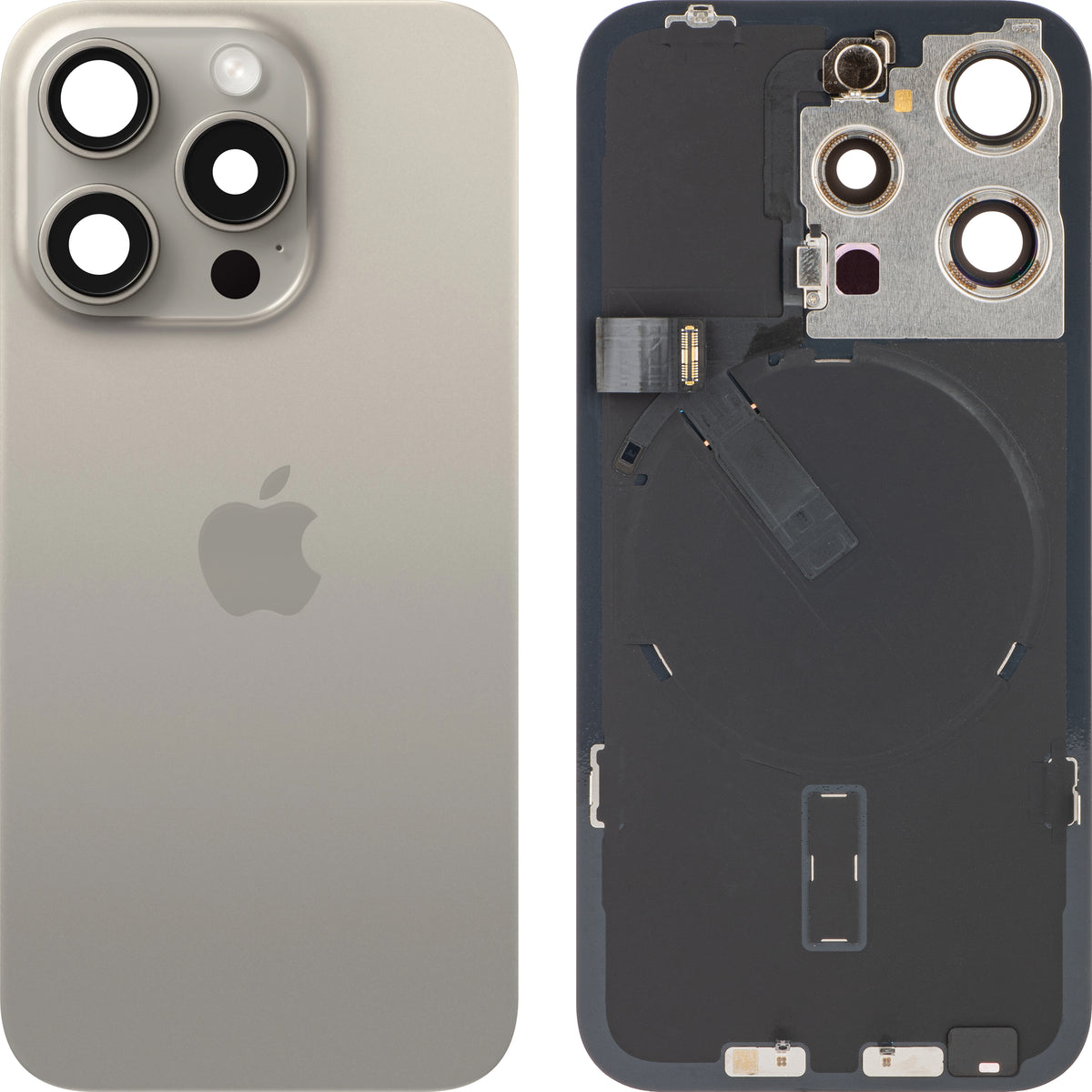 Batterilock Apple iPhone 15 Pro, Beige (Natural Titanium), Swap Premium