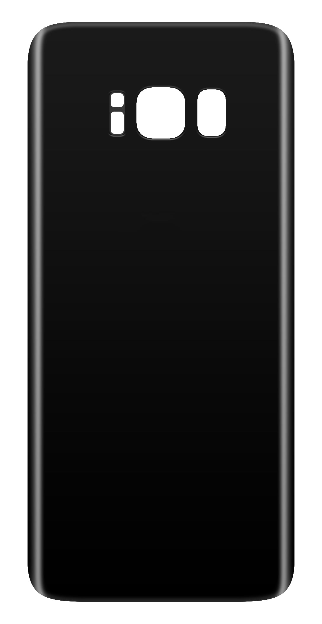 Batterilucka kompatibel med Samsung Galaxy S8+ G955, Svart