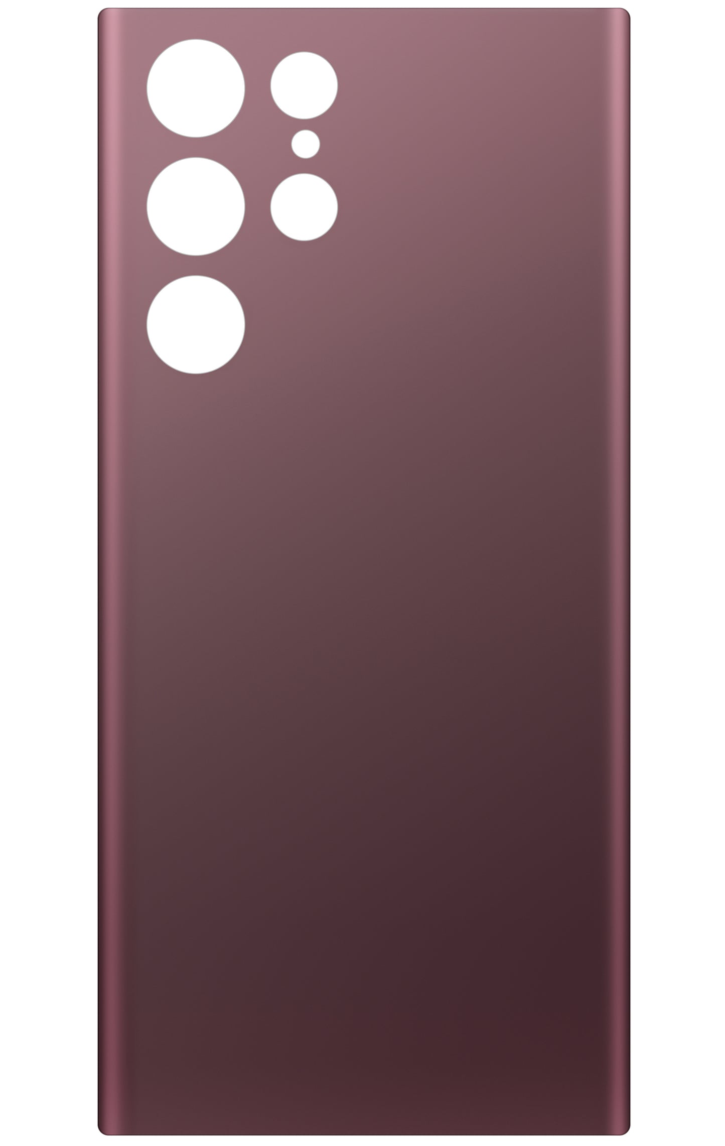 Batterilock kompatibel med Samsung Galaxy S22 Ultra 5G S908, Vinröd